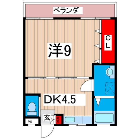 ヤママス東の物件間取画像